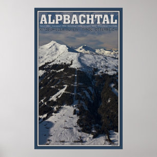 Alpbachtal från Schatzberg Poster
