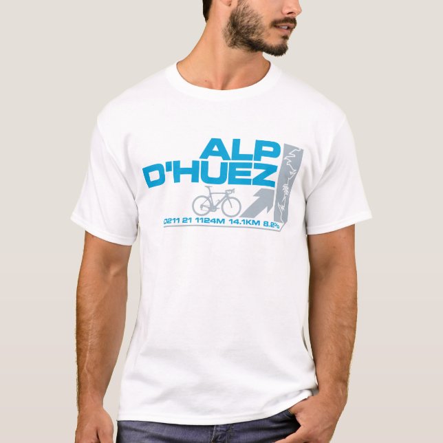 AlpD'Huez T skjorta Tee (Framsida)