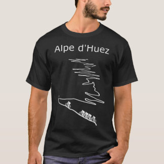 Alpe d Huez i Frankrike-cykelutformning för manar T Shirt