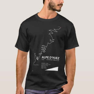 Alpe d&x27;Huez, Auvergne-Rhône-Alpes, Frankrike C T Shirt