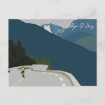 Alpe d'Huez-cykling digital print