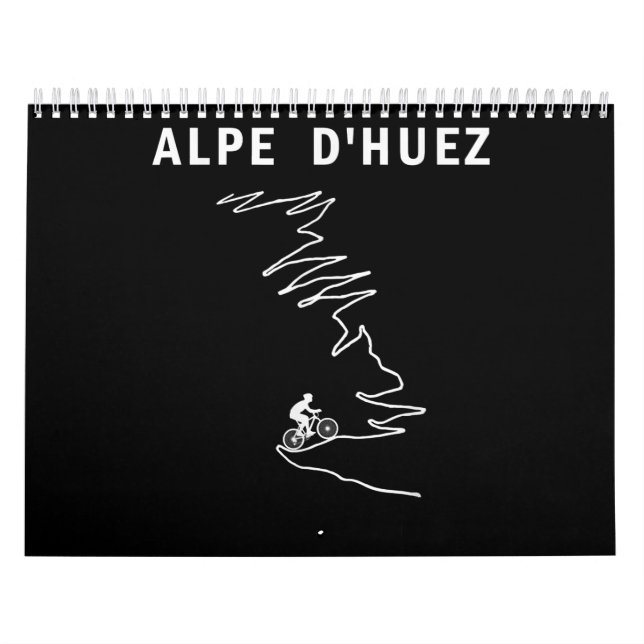 Alpe dhuez frankrike Road Cycling Kalender (Omslag)