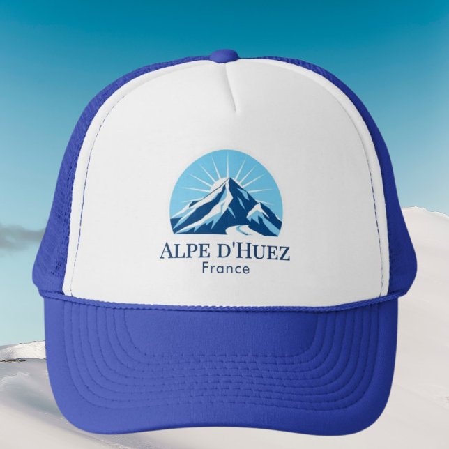 Alpe d'Huez Frankrike skidort Hatt Keps (Skapare uppladdad)