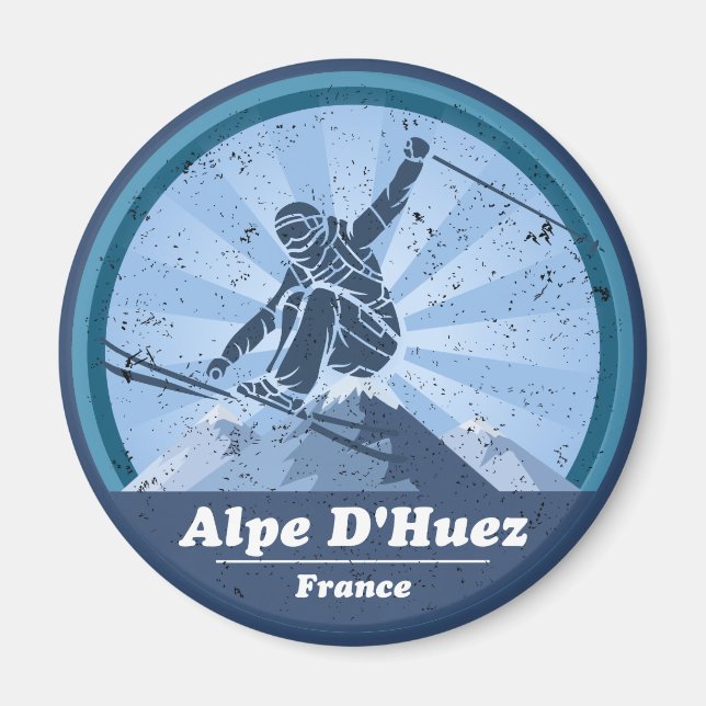 Alpe d'Huez Station de ski Magnet (Framsidan)