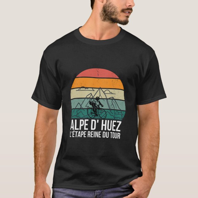 Alpe d'Huez T Shirt (Framsida)