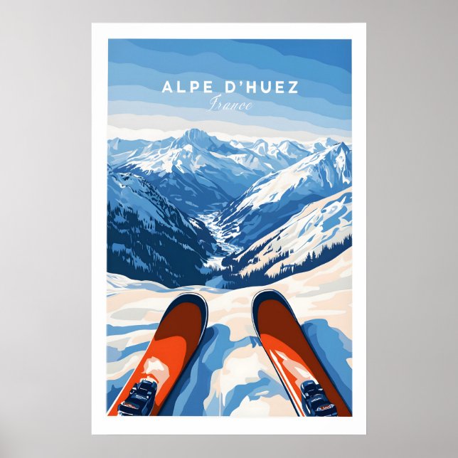 Alpe dHuez Väggkonst 1 (Framsidan)