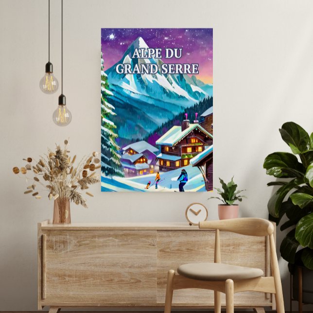 Alpe du Grand Serre : Panorama Alpin Poster (Skapare uppladdad)