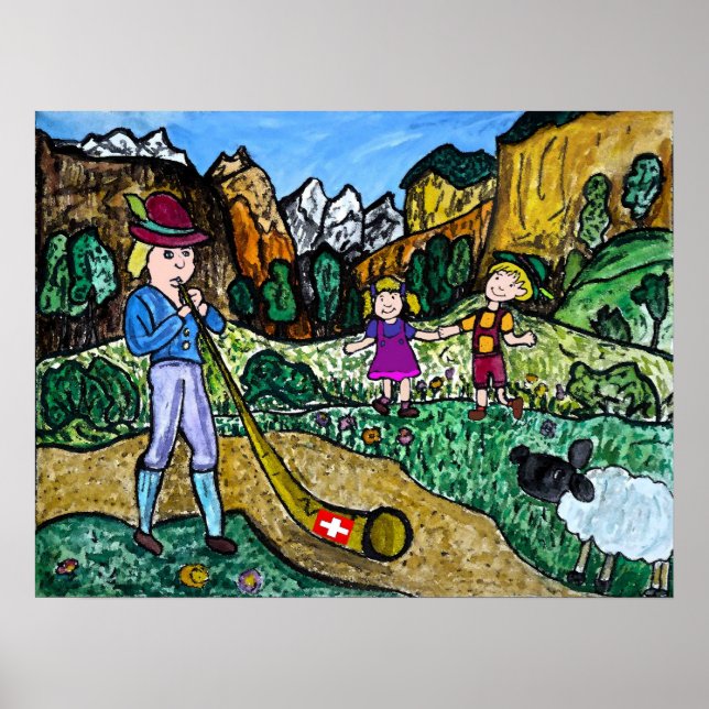 Alpen Dance Poster (Framsidan)