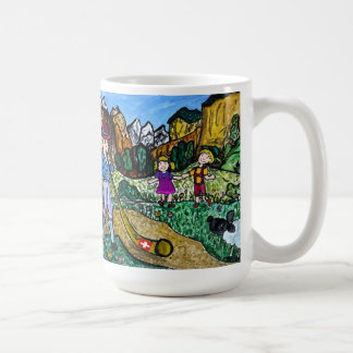 Alpen dans kaffemugg