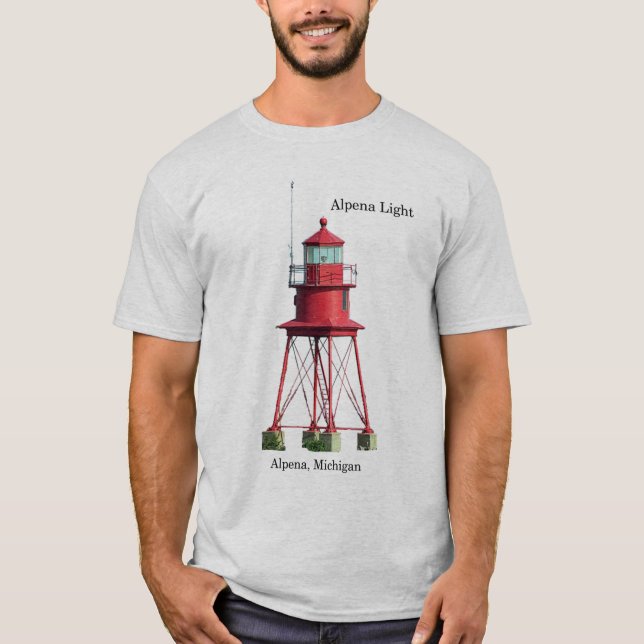 Alpena Light ljus skjorta T Shirt (Framsida)