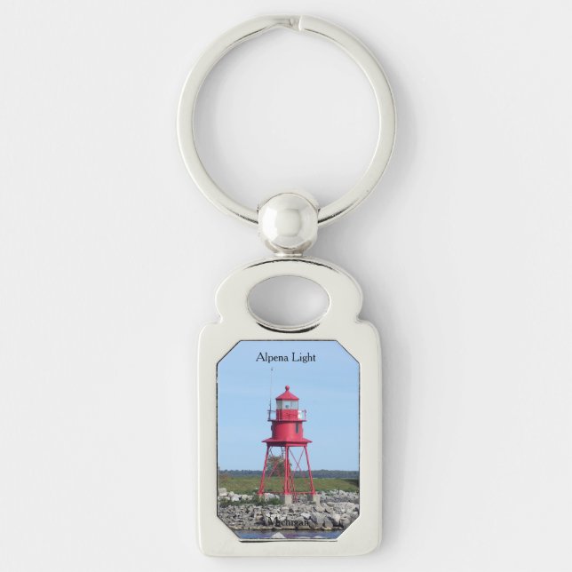 Alpena Light metall nyckelring (Framsidan)