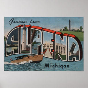 Alpena, Michigan - Stora Brev Scenes Poster