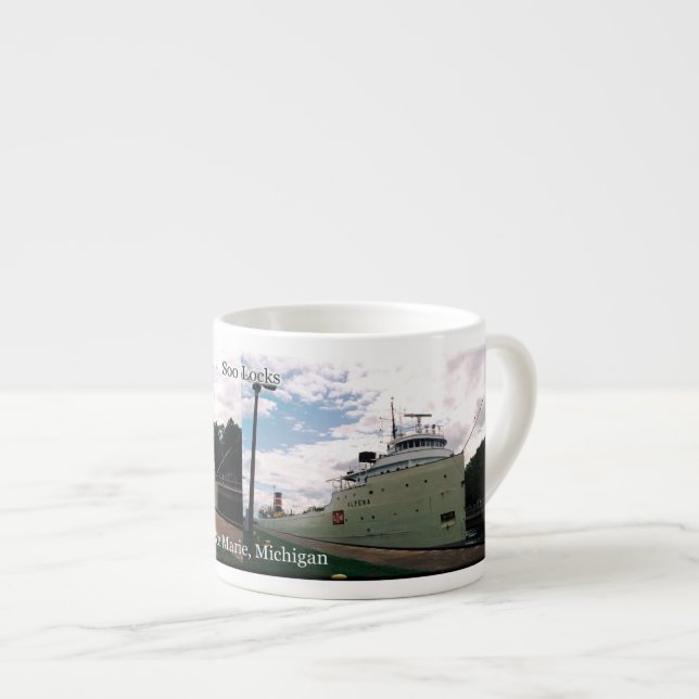Alpena Soo Locks espresso mugg Espressomugg (Framsida höger)