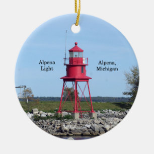 Alpena tänder prydnaden julgransprydnad keramik