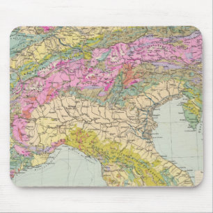 Alpenlander - Atlas Karta i Alpernorna Musmatta