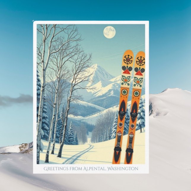Alpental Washington skidortssemester vykort (Skapare uppladdad)