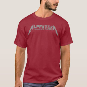 Alpentera grå färglogotyp! t-shirt