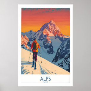 Alperna Affisch Frankrike 1