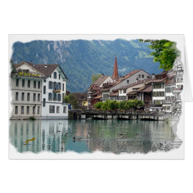 Alperna Hälsningskort (Framsidan Horizontal)