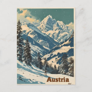 Alperna Österrike Vintage Vykort