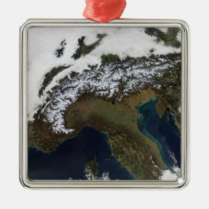 Alpernan 4 julgransprydnad metall