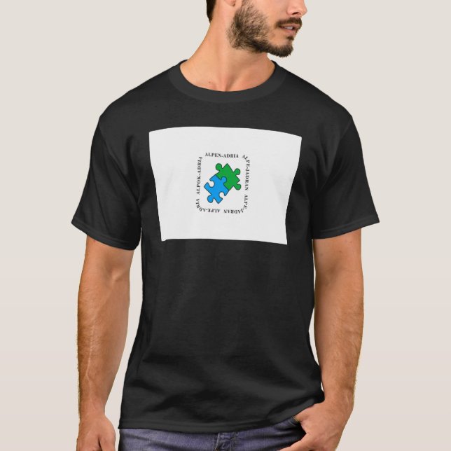 Alpernor Adriatiska  Flagga T Shirt (Framsida)