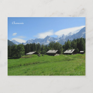 Alpernor för Chamonix Mont Blanc-Fransk Vykort