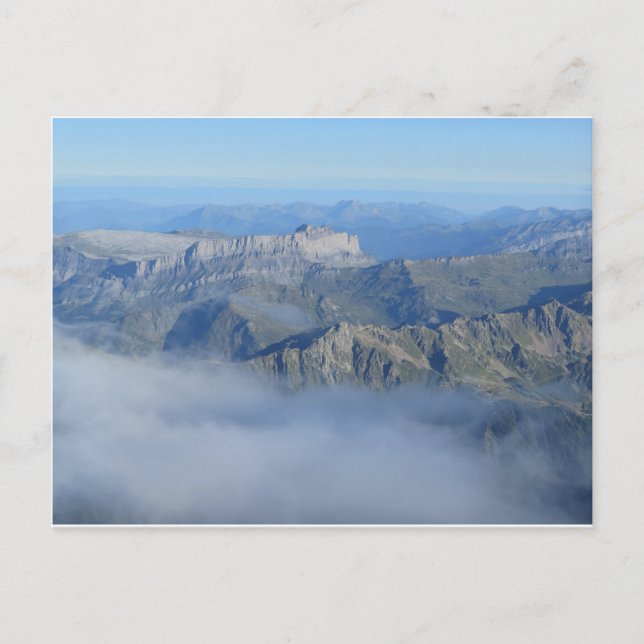 Alpernor för fransk vykort (Framsida)