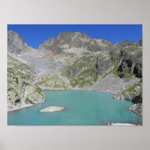 Alpernor för Lac Blanc-Fransk Poster