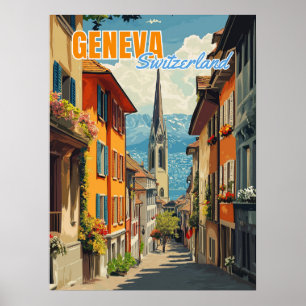 Alpernor i Genève i Schweiz Poster