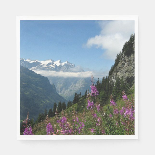 Alpernor, Schweiz Pappersservett (Framsidan)