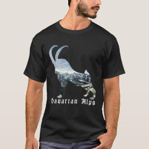 Alpernorna Alpine Ibex Vild Goat Silhouette Mou T Shirt