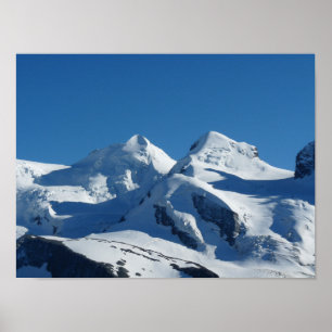 Alpernorna Castor och Pollux Swiss Poster