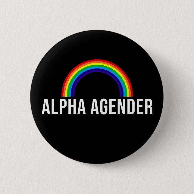 Alpha Agender Knapp (Framsida)