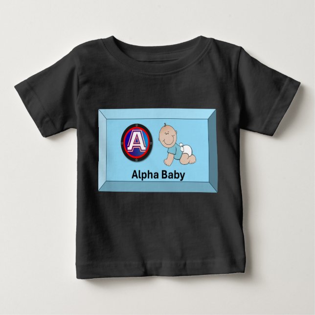 Alpha Baby T Shirt (Framsida)