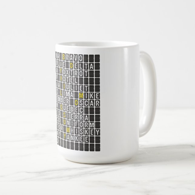 Alpha-Bravo-Charlie Kaffemugg (Framsida höger)