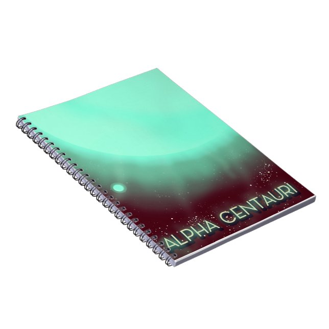 Alpha Centauri Rymdkonstaffisch Anteckningsbok (Högra Sidan)