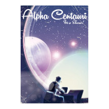 Alpha Centurai, Det är en show, rymdresor affisch