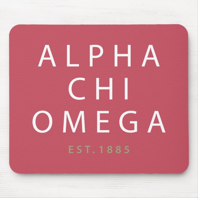 Alpha Chi Omega | Est. 1885 Musmatta (Framsidan)