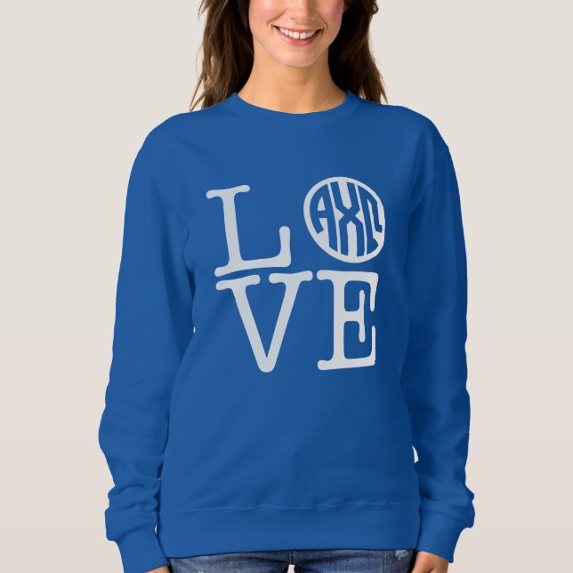 Alpha Chi Omega | Kärlek T Shirt (Framsida)
