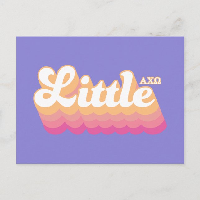 Alpha Chi Omega | Lilla Vykort (Framsida)