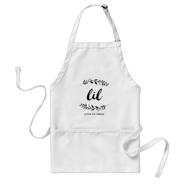 Alpha Chi Omega | Liten krans Förkläde (Framsidan)