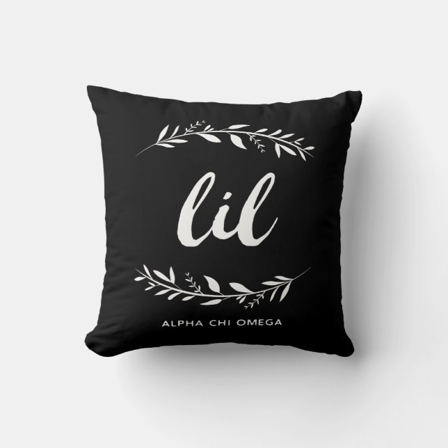 Alpha Chi Omega | Liten krans Kudde (Framsida)
