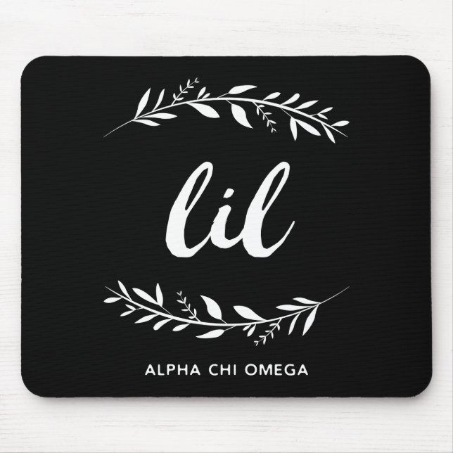 Alpha Chi Omega | Liten krans Musmatta (Framsidan)