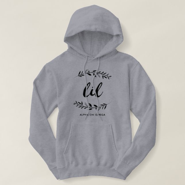 Alpha Chi Omega | Liten krans Tee (Design framsida)