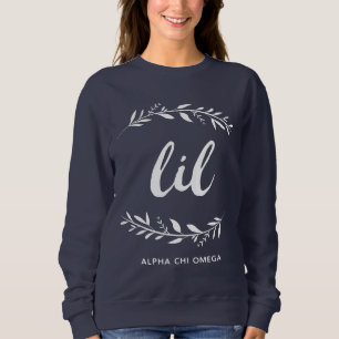 Alpha Chi Omega Liten krans Tee Shirt