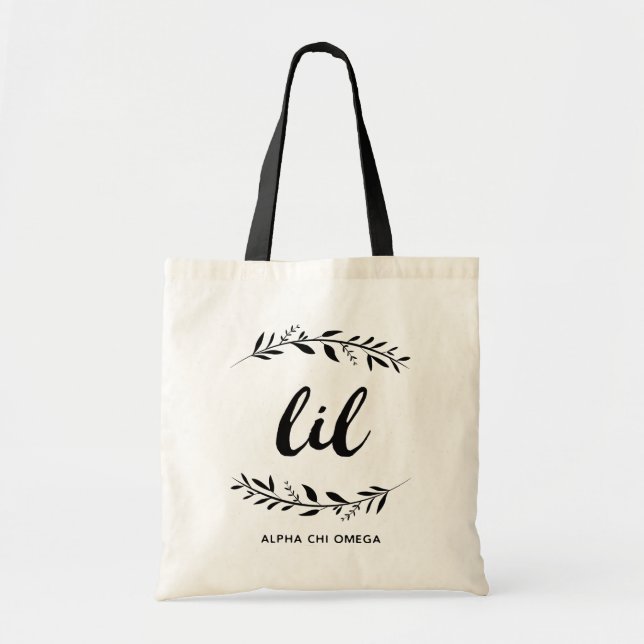 Alpha Chi Omega | Liten krans Tygkasse (Framsidan)
