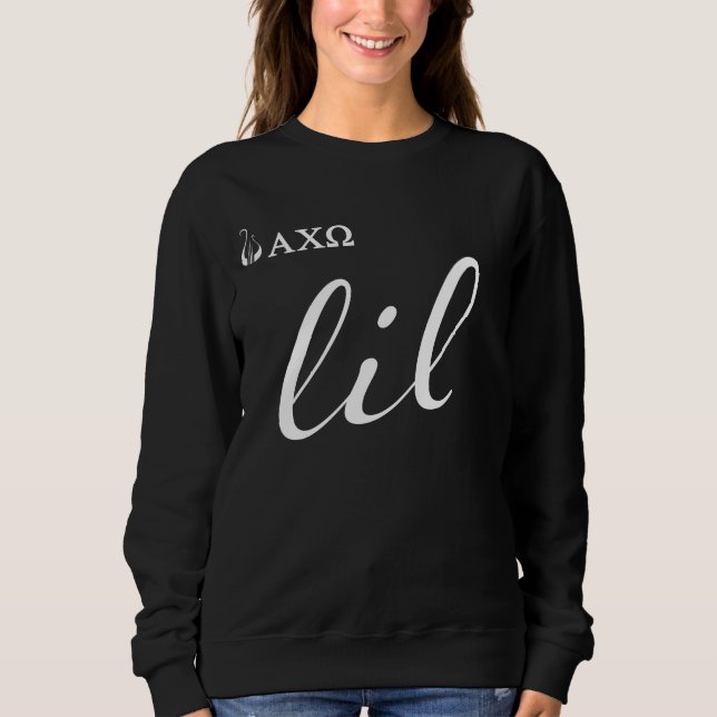 Alpha Chi Omega | Liten Skript Tee Shirt (Framsida)