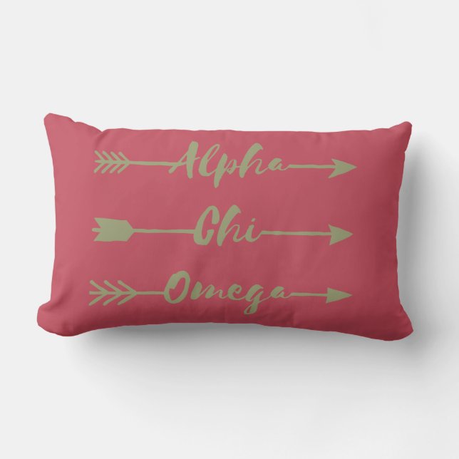 Alpha Chi Omega | Pilar Lumbarkudde (Framsida)