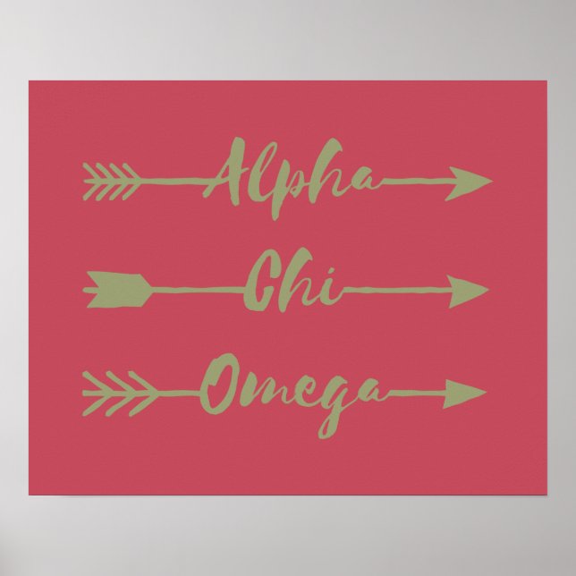 Alpha Chi Omega | Pilar Poster (Framsidan)